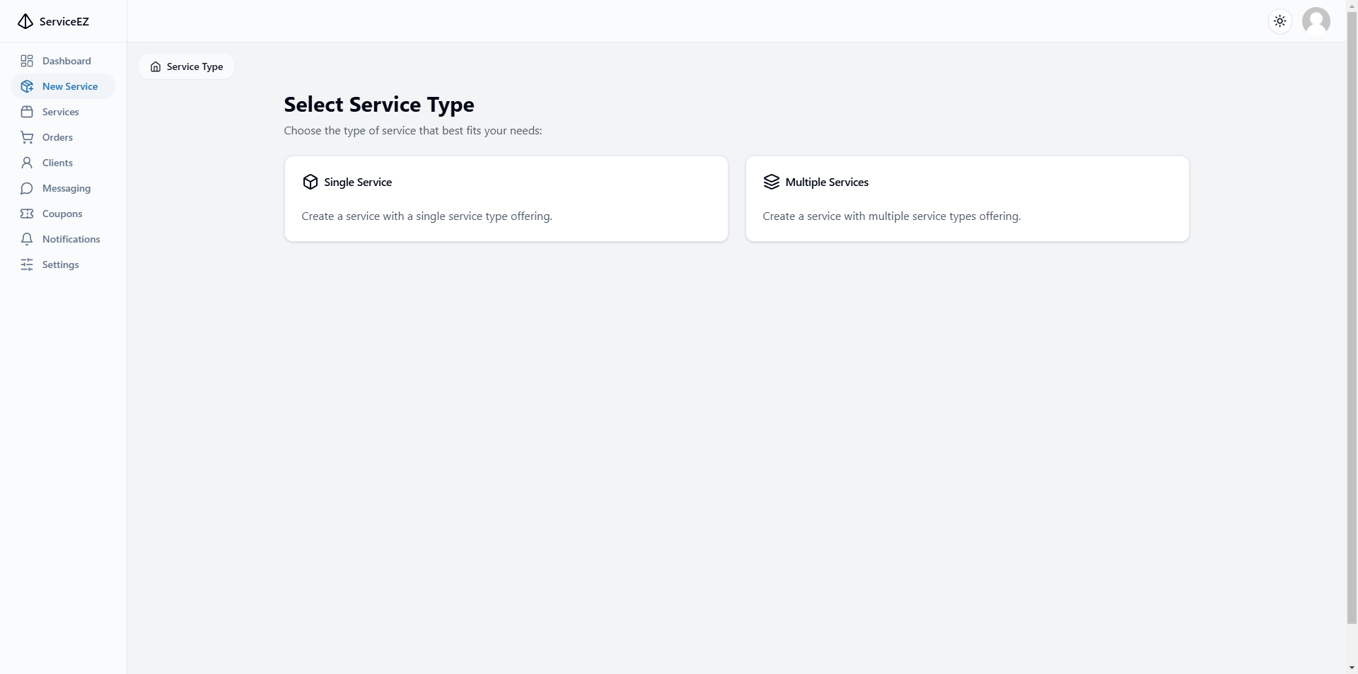 Services Type